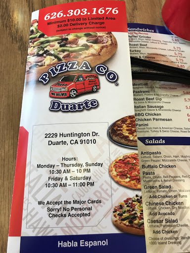Duarte Pizza Co